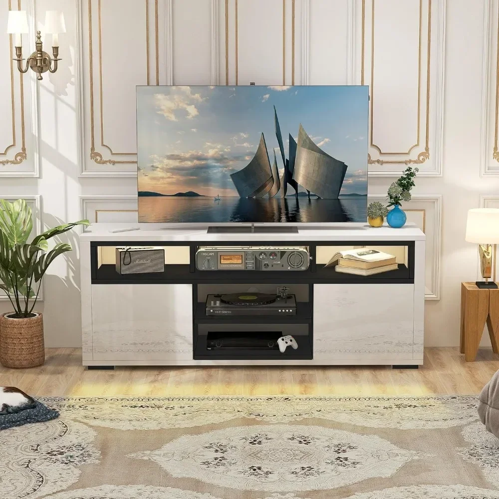 Gaming Console And Tv - #For Modern LED TV Stand 55