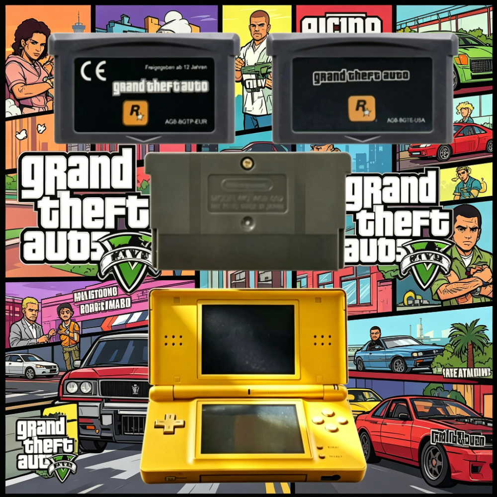 Gaming Console Gta - USA/EUR GBA Game Cartridge 32-Bit Video