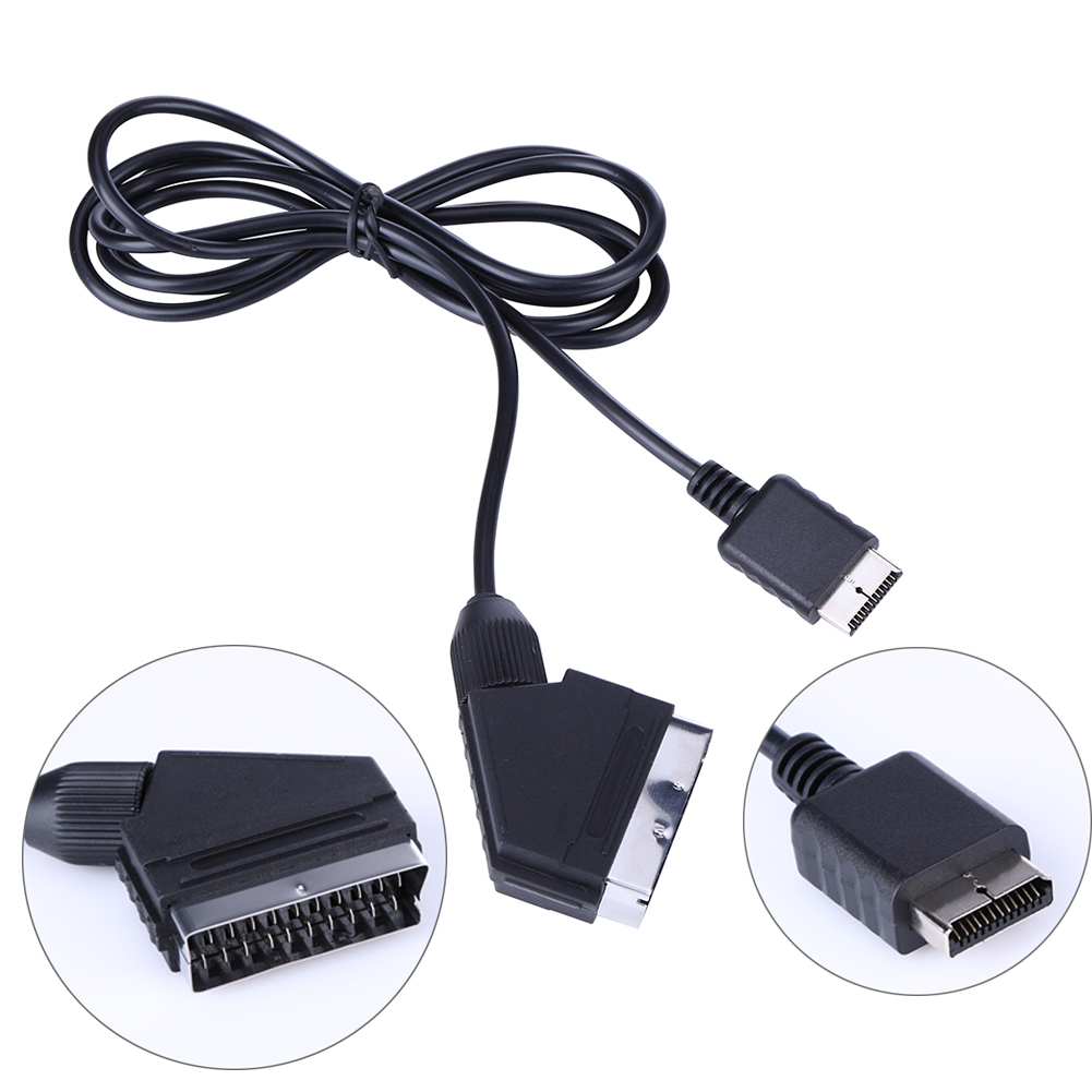 Gaming Console Station - 1.8M RGB Scart Cable For PS1