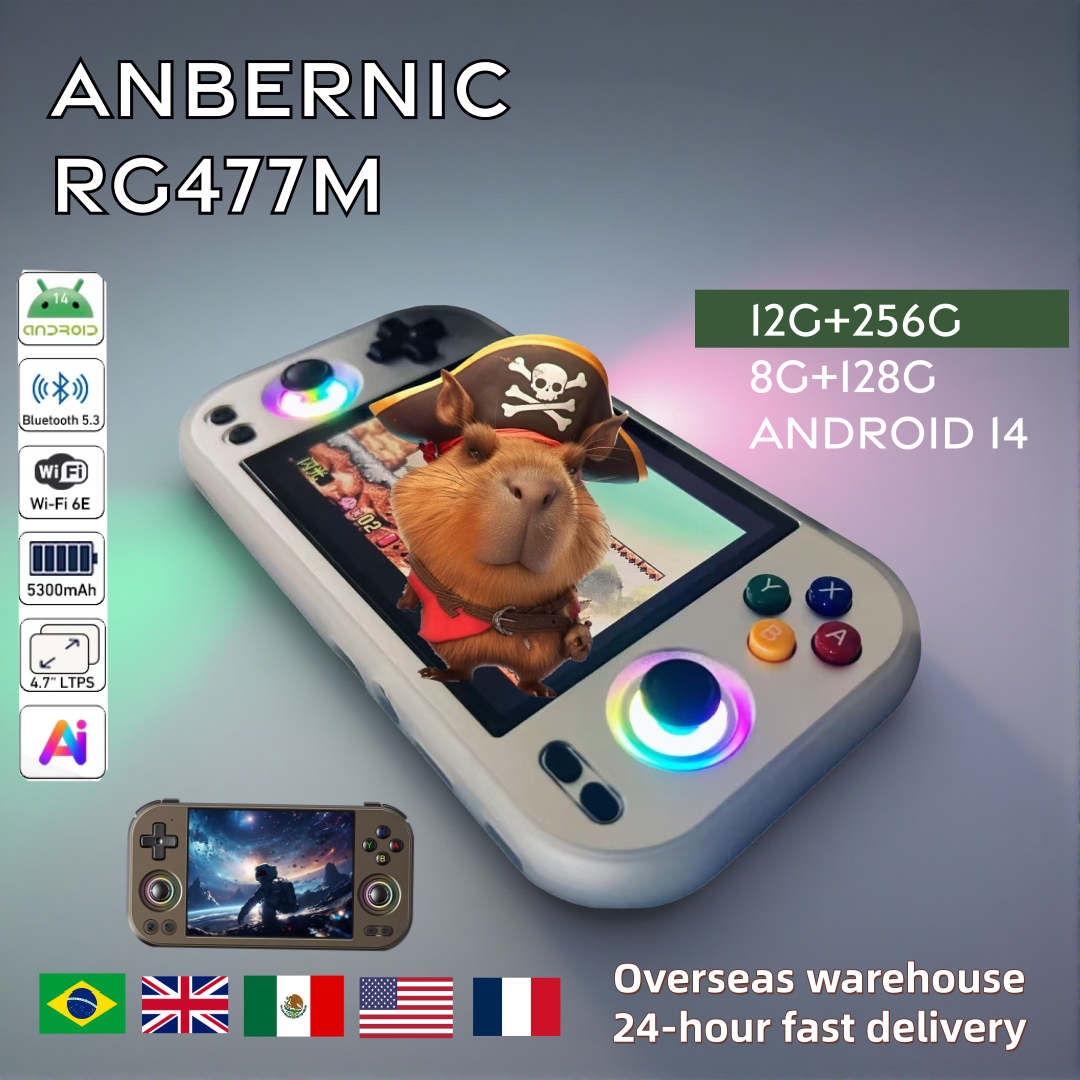 Gaming Console All In One - ANBERNIC RG 477M Handheld Game Console