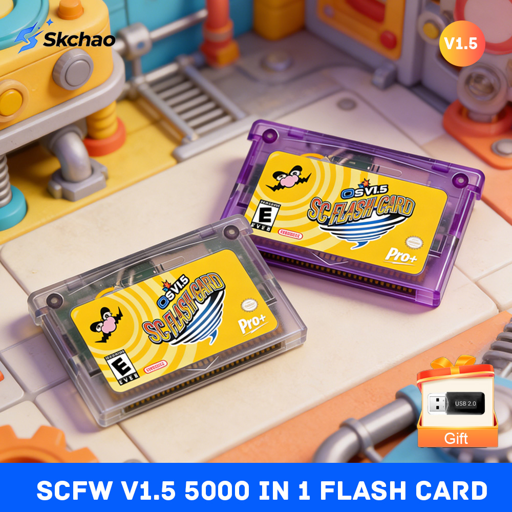 Gaming Console Gta - New SCFW V1.5 Flash GBA Card