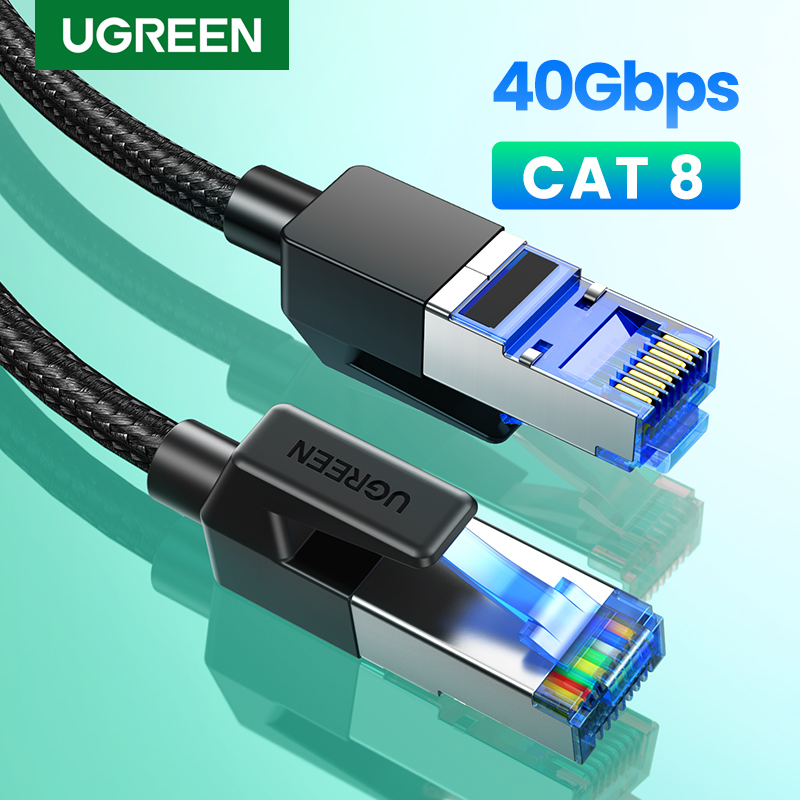 Lan Cable Gaming - UGREEN Ethernet Cable CAT8 40Gbps 2000MHz