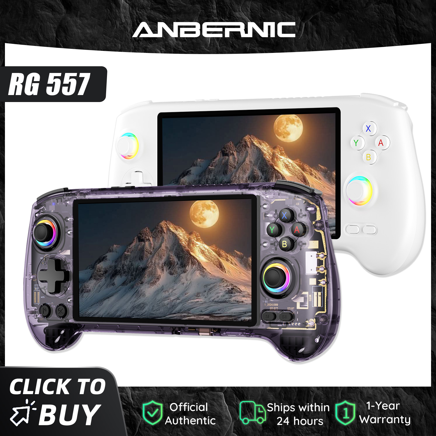 Gaming Console Gta - Anbernic RG557 Handheld Game Console 5.48''