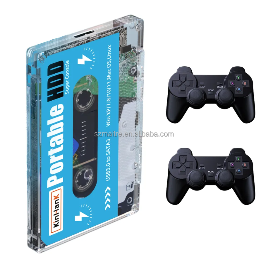 Gaming Console Portable - 500G Kinhank Gaming Hard Drive Super