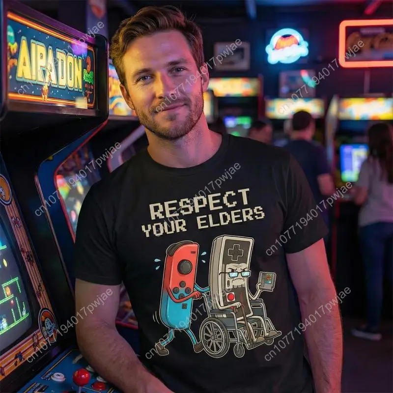Funny Retro Gamer Graphic T-Sh - Gaming Console With avis et prix