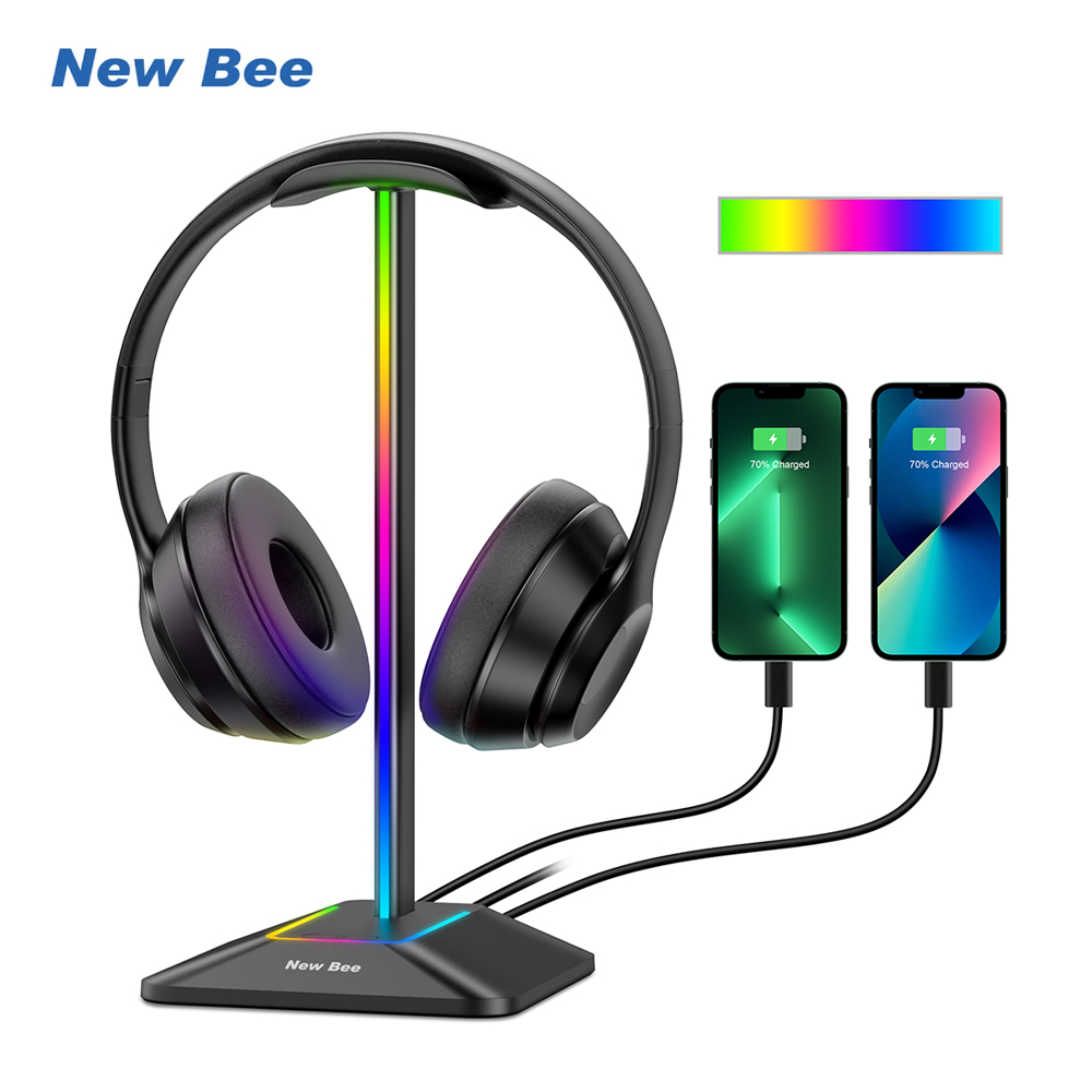 New Bee Z8 RGB Headphones Stan - Headset Gaming Console avis et prix