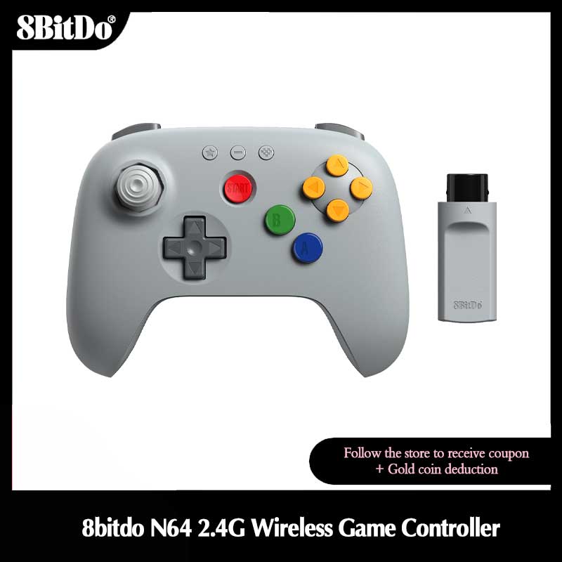 8BitDo N64 2.4G Wireless Gamin - Gaming Console Android avis et prix