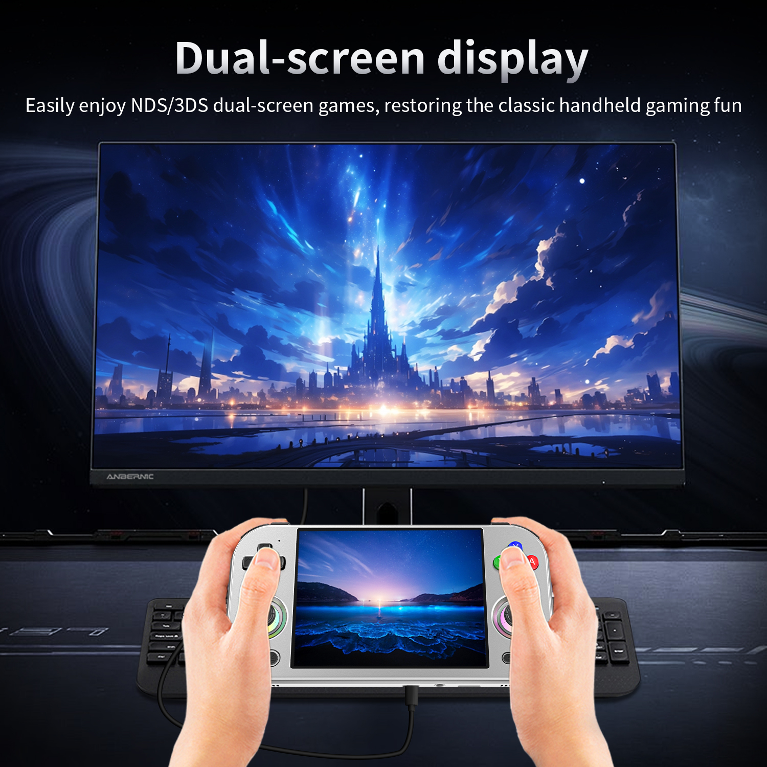 ANBERNIC RG477M RG Slide Retro - Gaming Console All In One avis et prix