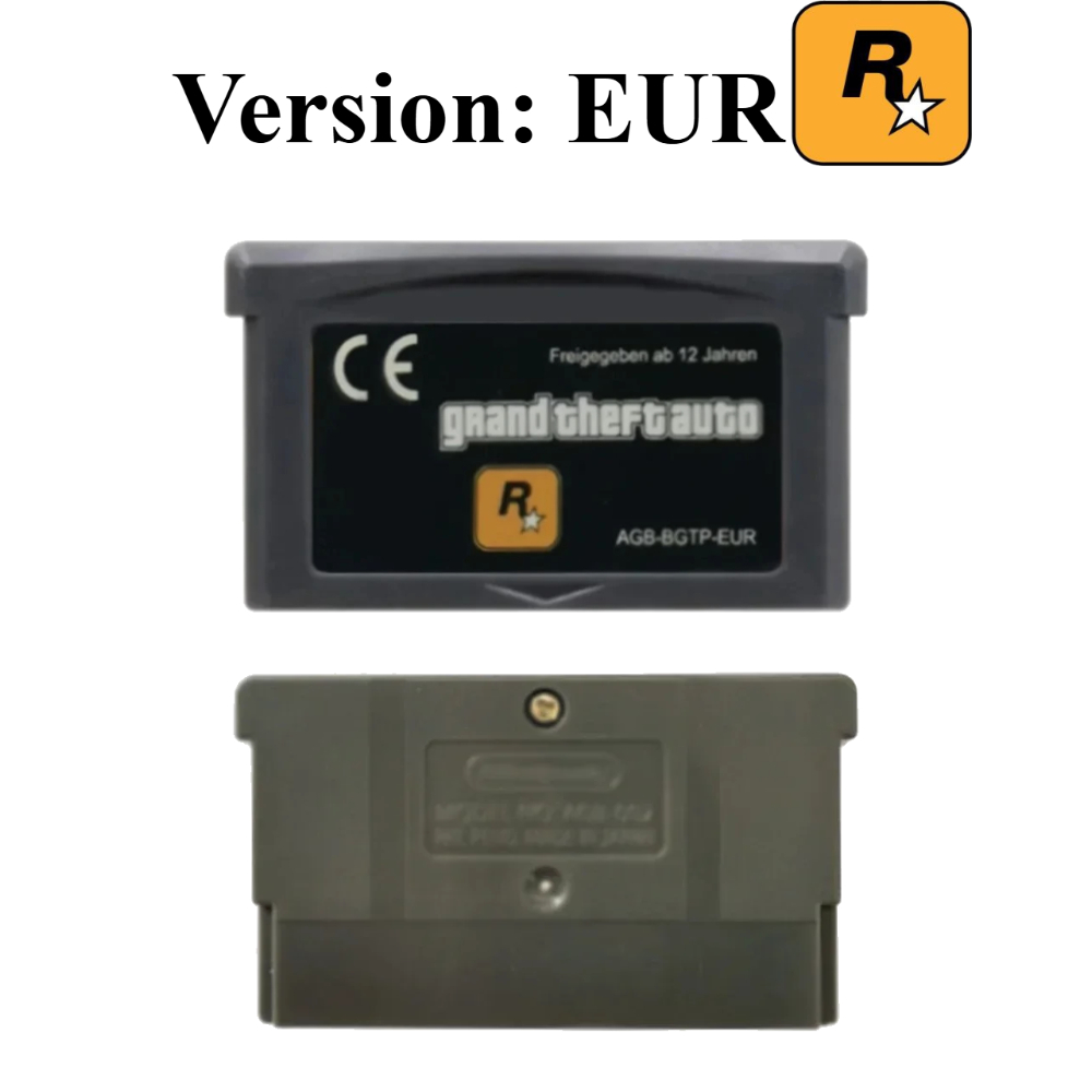 USA/EUR GBA Game Cartridge 32- - Gaming Console Gta avis et prix