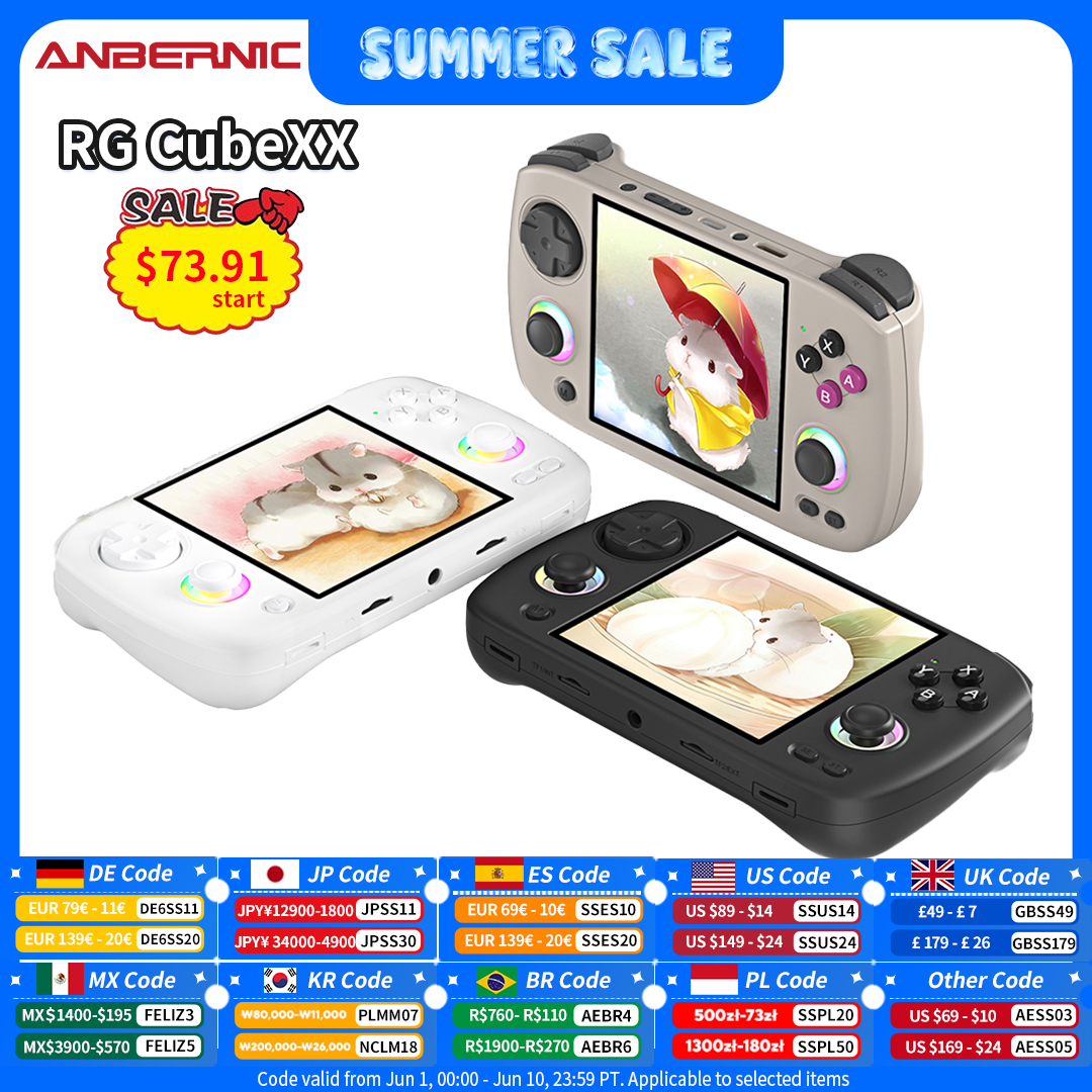Anbernic RG CubeXX Retro Handh - Gaming Console All In One avis et prix