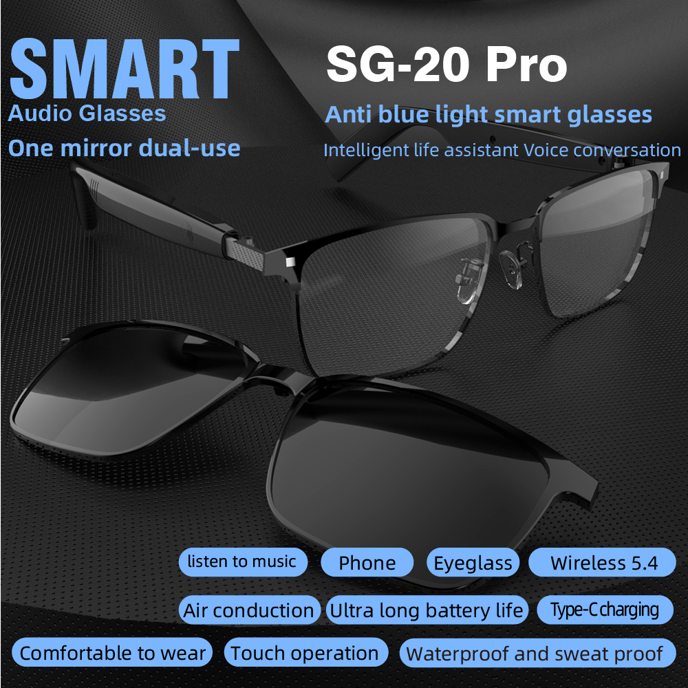 Smart Wireless Bluetooth Glass - Headset Gaming Console avis et prix