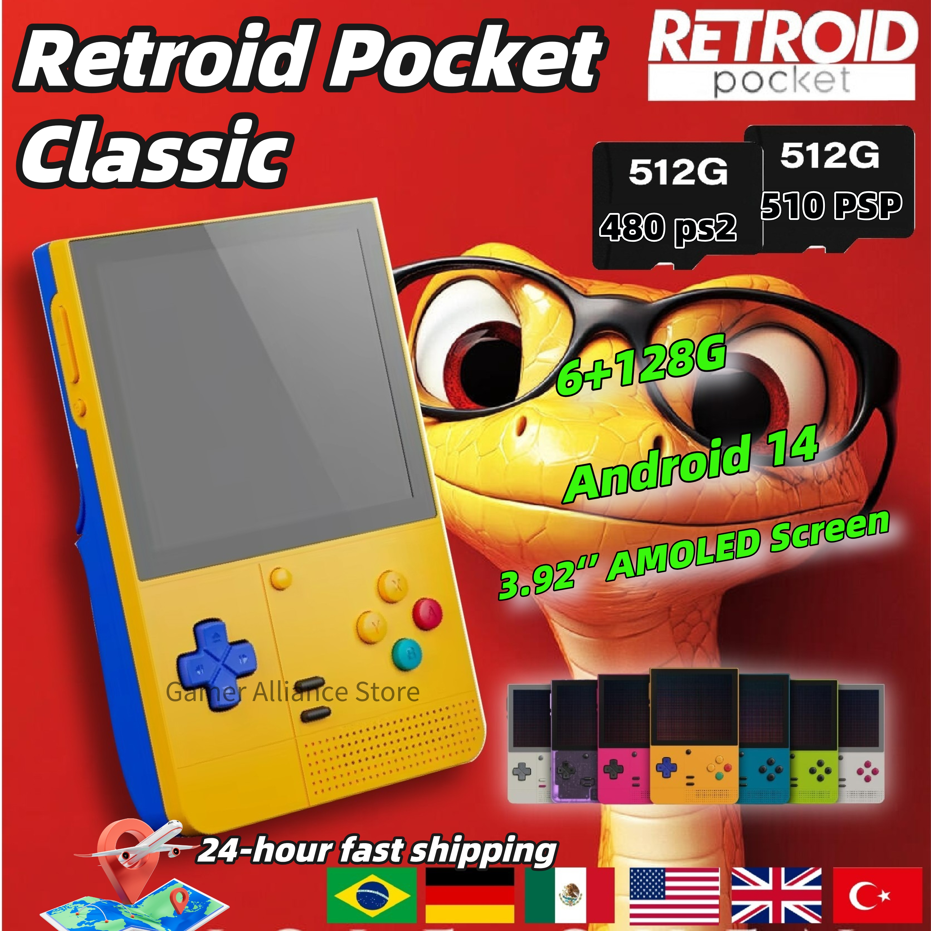 Retroid Pocket Classic RP Clas - Gaming Console All In One avis et prix