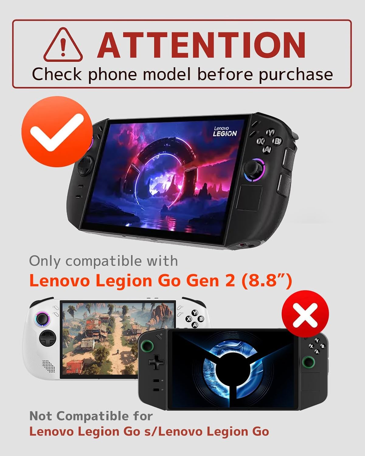 Soft TPU Protective Case for L - Gaming Console Lenovo Legion Go avis et prix