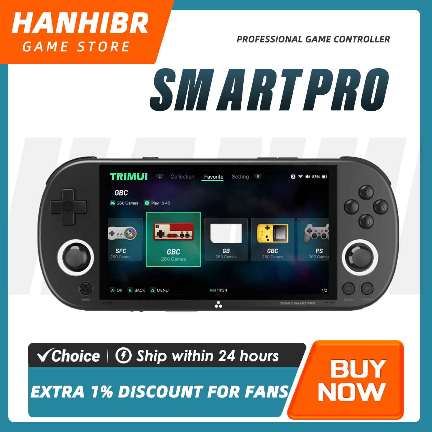TRIMUI SMART PRO Open Source L - Gaming Console All In One avis et prix