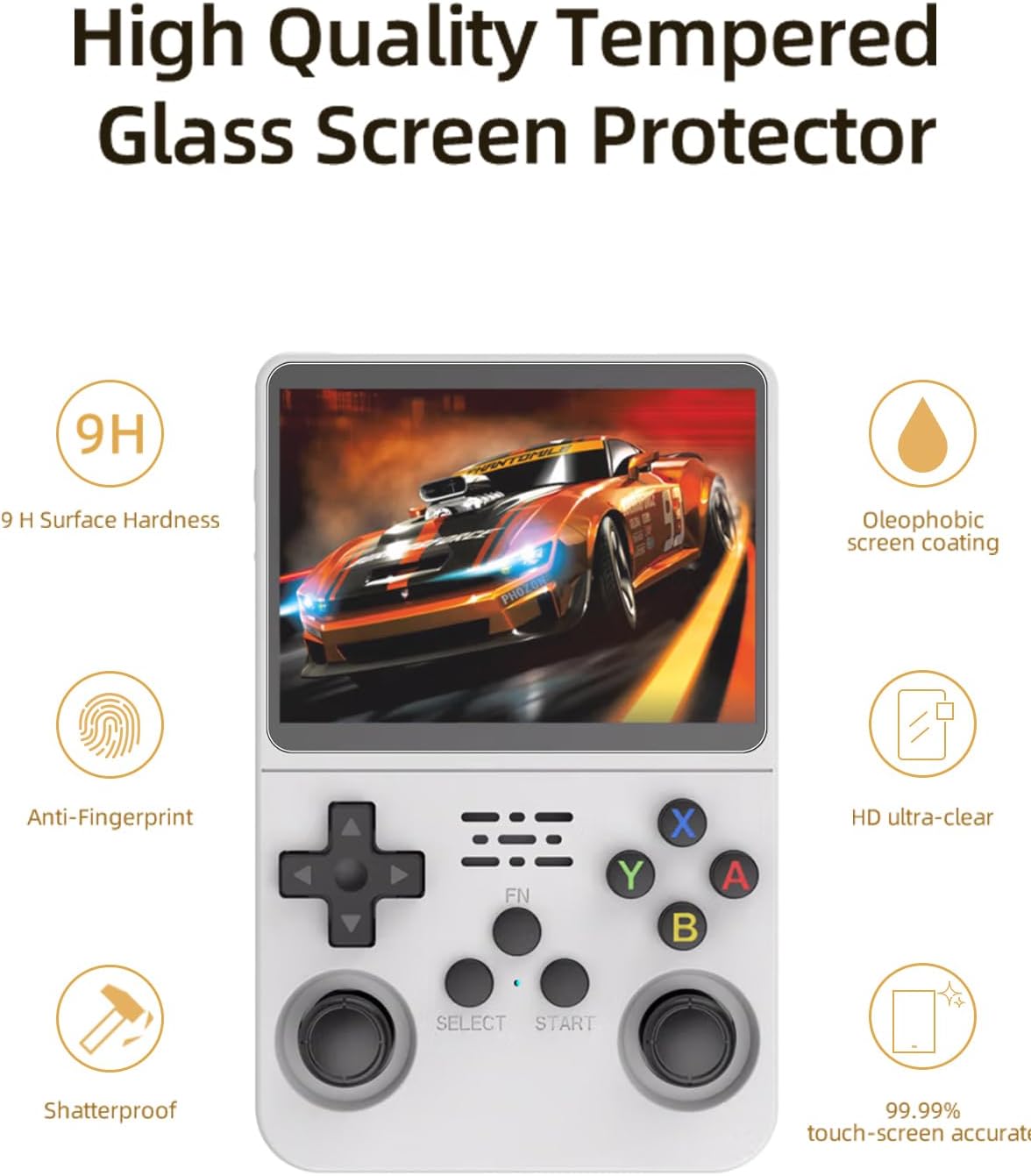 4 IN 1 Case+Glass for R36S Gam - Gaming Console R36S avis et prix