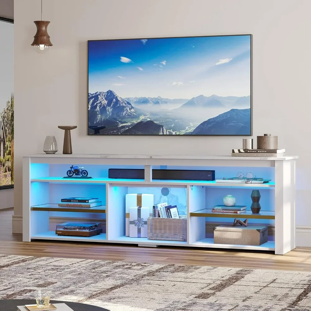 TV Stand for 75 inch TV, Tall  - Gaming Console And Tv avis et prix