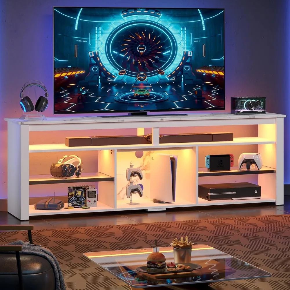 TV Stand for 75 inch TV, Tall  - Gaming Console And Tv avis et prix