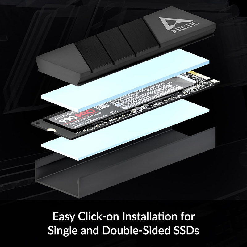 ARCTIC M2 Pro Black heatsink C - Gaming Console With avis et prix