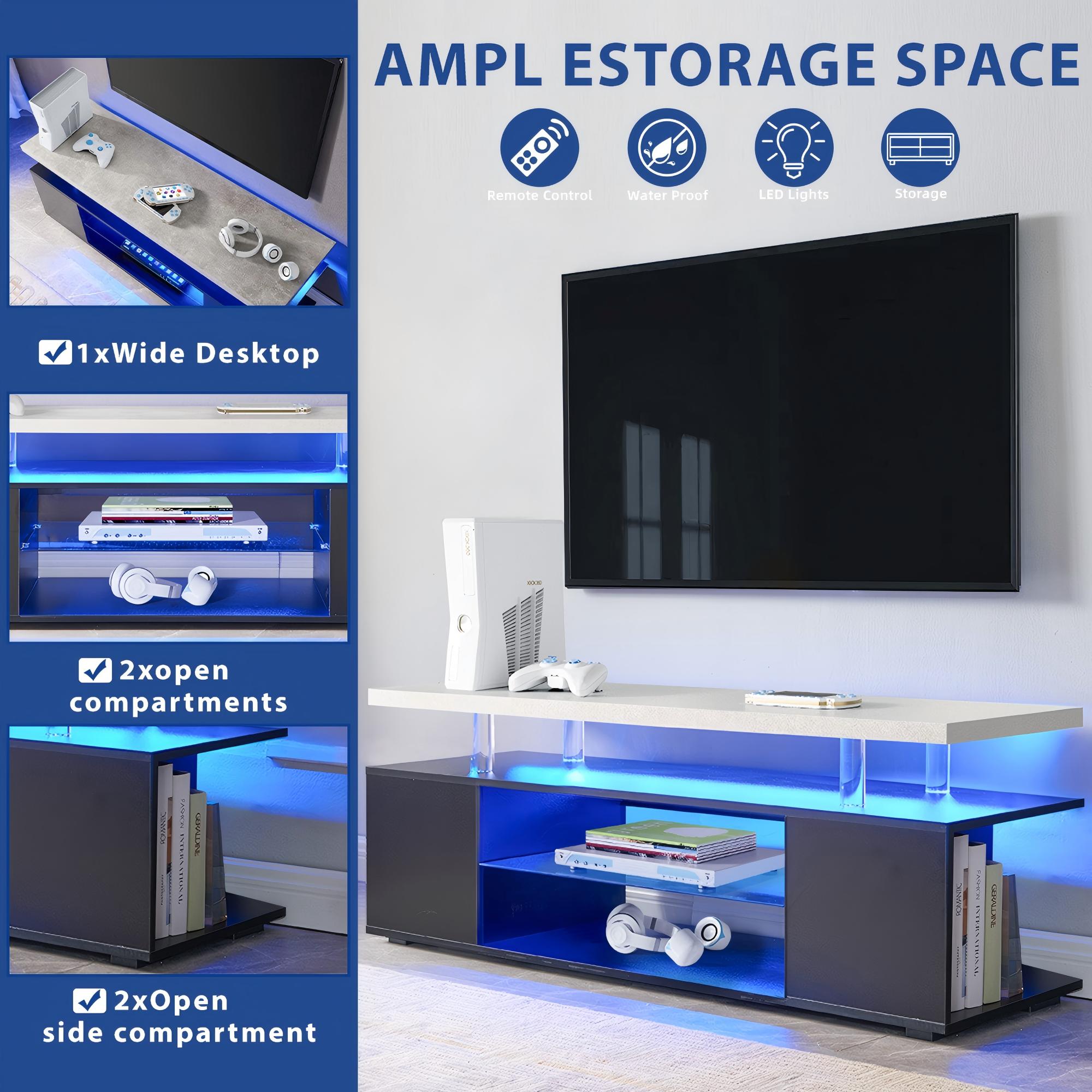 TV Stand for 60 Inch TV LED Ga - Gaming Console And Tv avis et prix