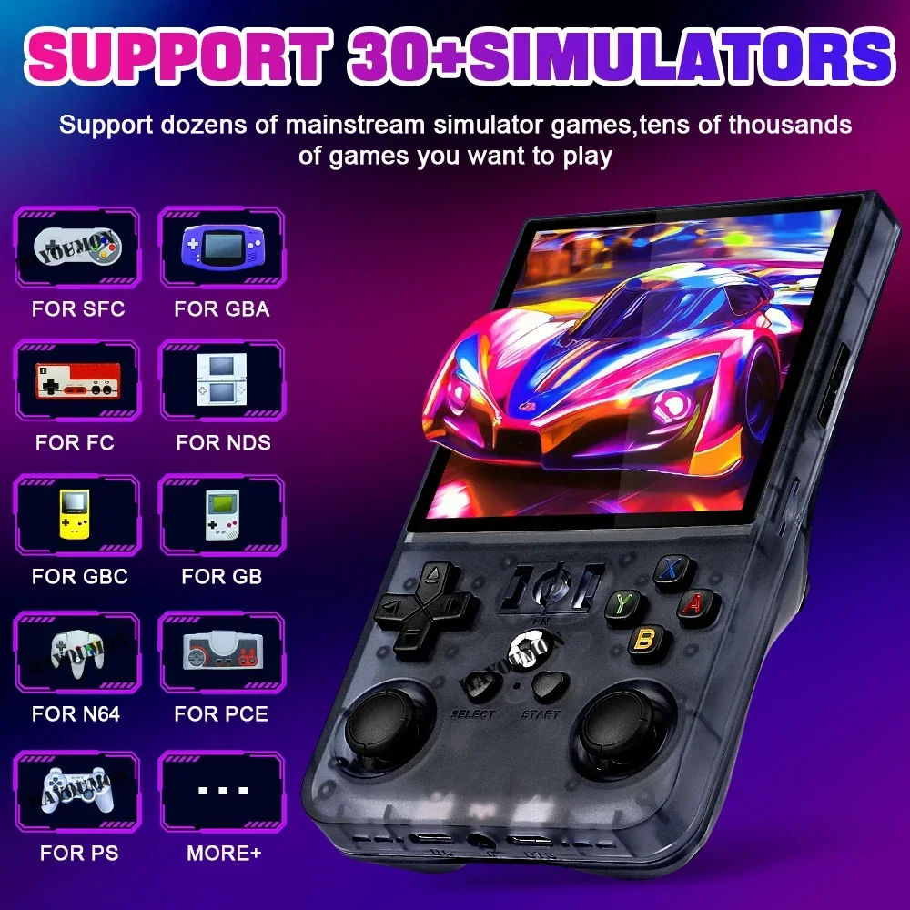R36 Max Gray Handheld Gaming P - Gaming Console R36 Max avis et prix