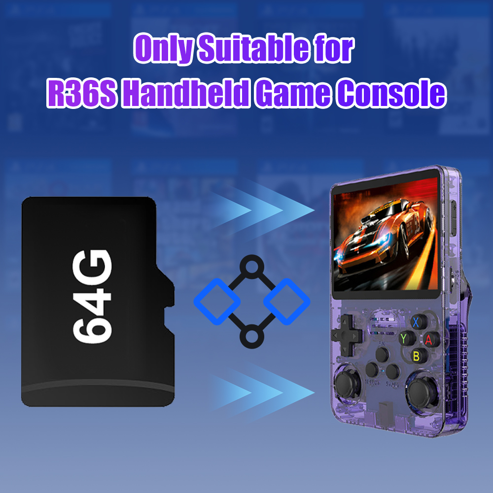 64G Game TF Card for R36S Vide - Gaming Console R36S avis et prix