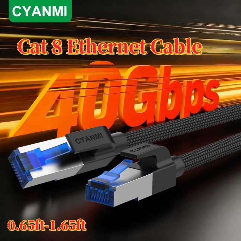 CYANMI Cat 8 Ethernet Cable 10 - Lan Cable Gaming avis et prix