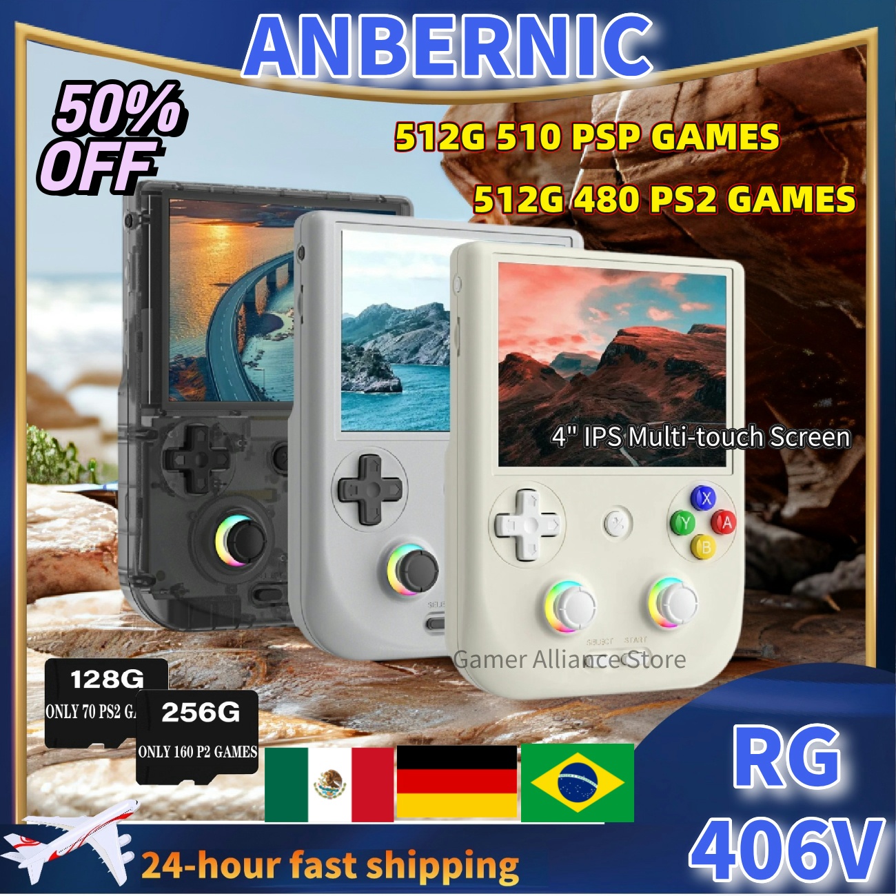 ANBERNIC RG406V RG 406V Retro  - Gaming Console All In One avis et prix