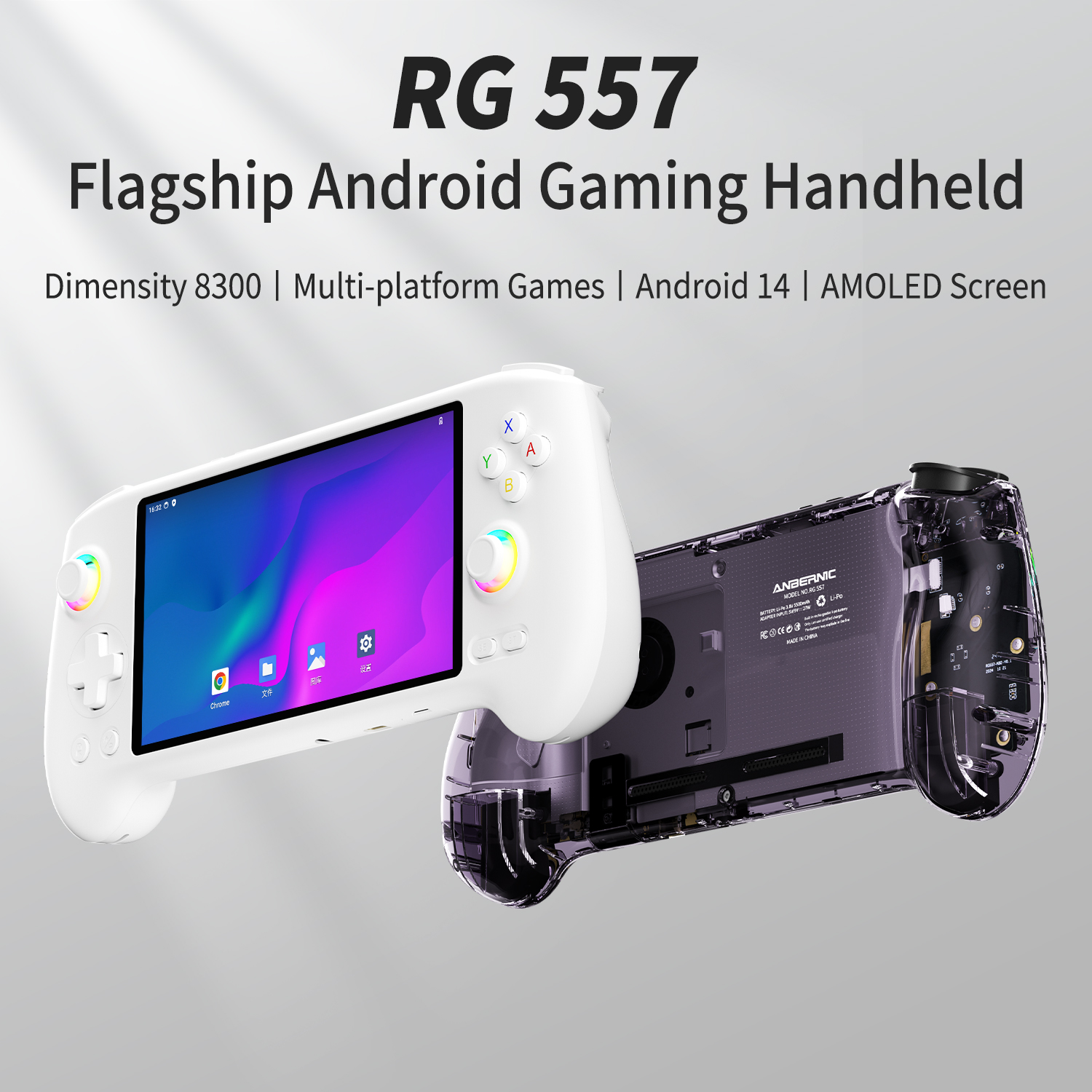ANBERNIC RG 557 Retro Video Pl - Gaming Console Gta avis et prix