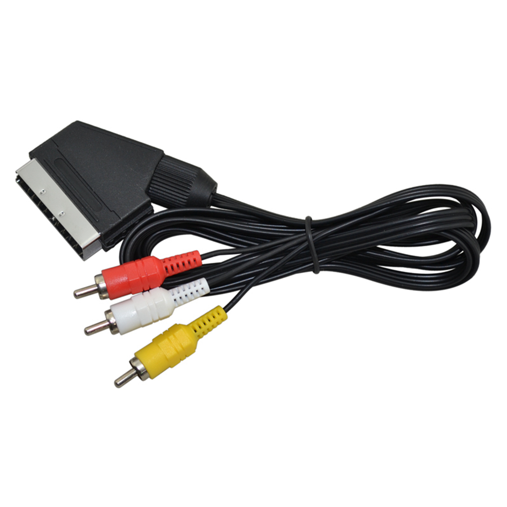 Scart Cable To 3 RCA AV TV Vid - Gaming Console And Tv avis et prix