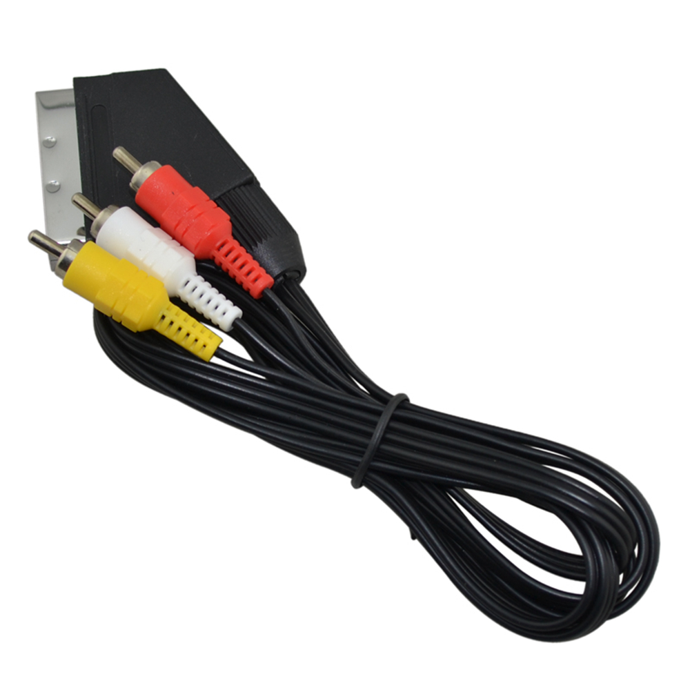 Scart Cable To 3 RCA AV TV Vid - Gaming Console And Tv avis et prix