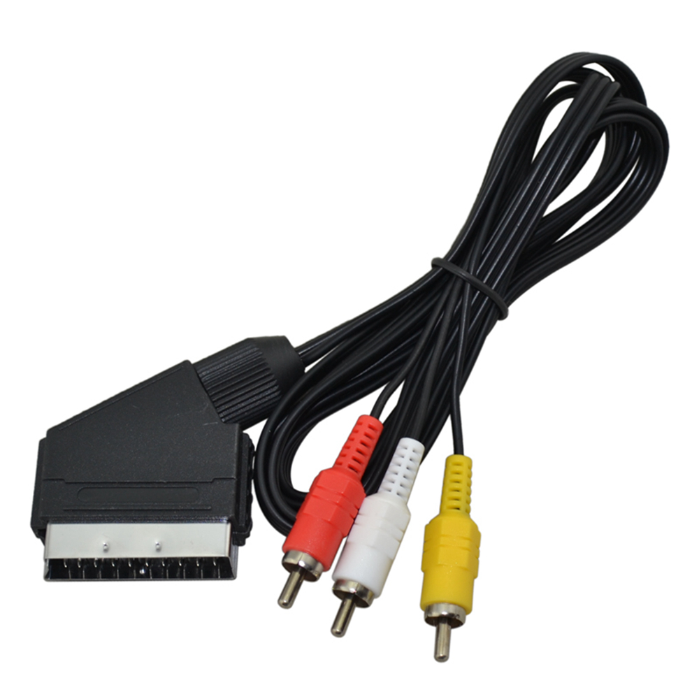 Scart Cable To 3 RCA AV TV Vid - Gaming Console And Tv avis et prix