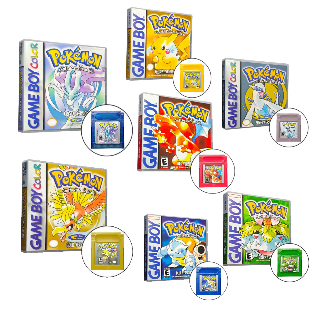 Pokemon Red Blue Crystal Golde - Gaming Console Gta avis et prix
