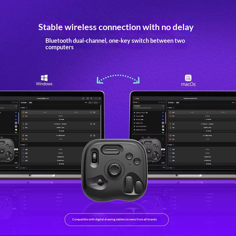 TourBox lite Bluetooth Keyboar - Gaming Console Drawing avis et prix