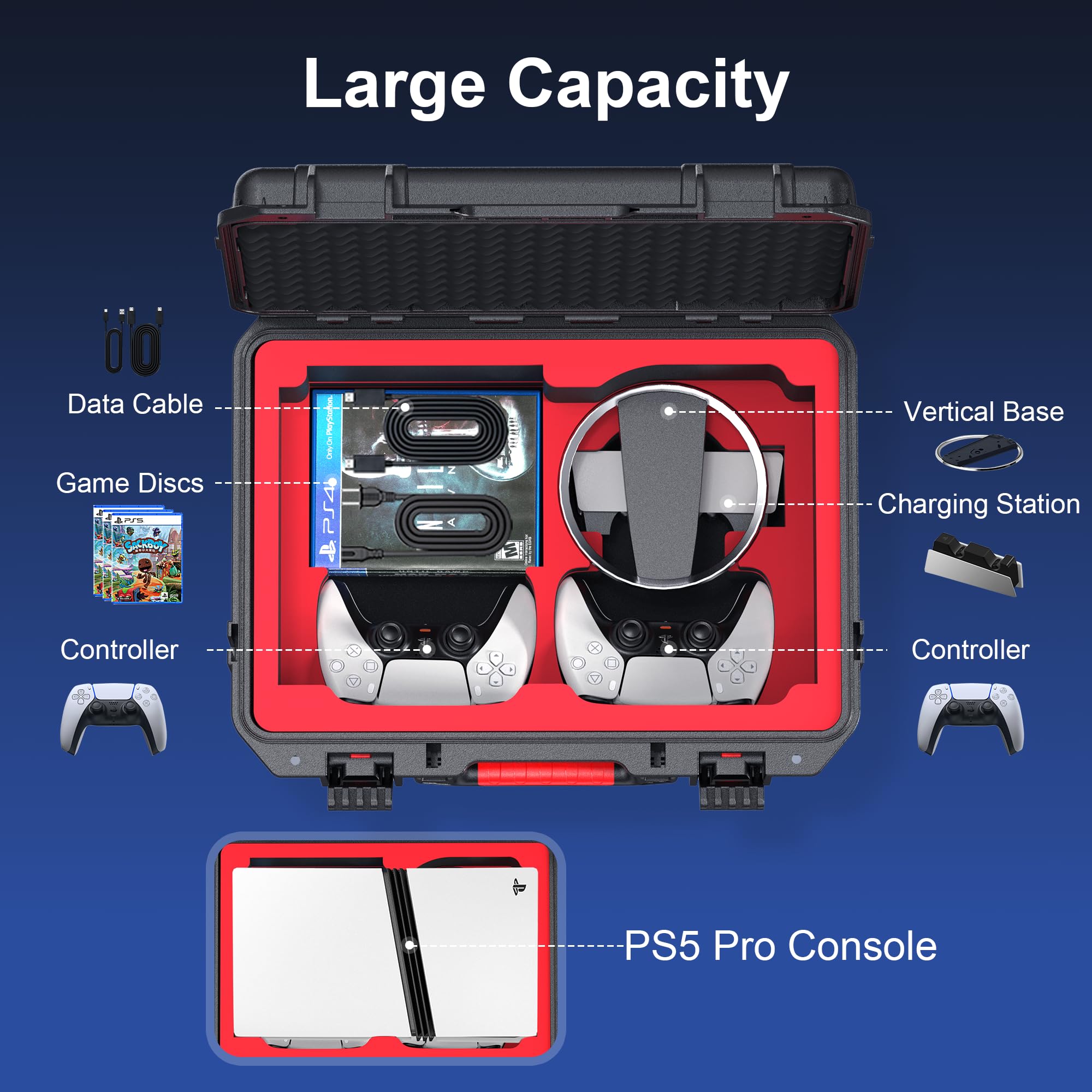 Hard Carrying Case For SONY PS - Gaming Console Station avis et prix