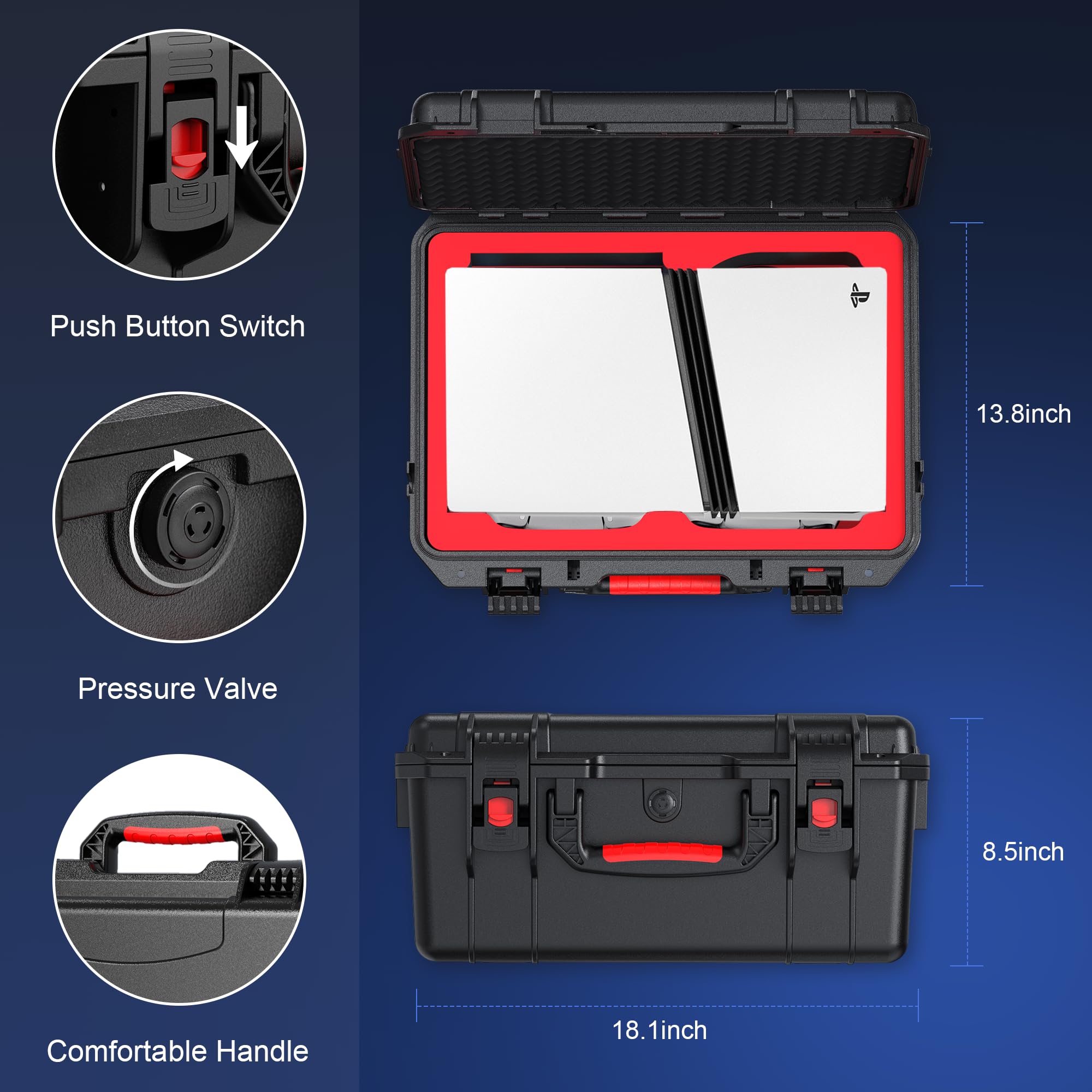 Hard Carrying Case For SONY PS - Gaming Console Station avis et prix