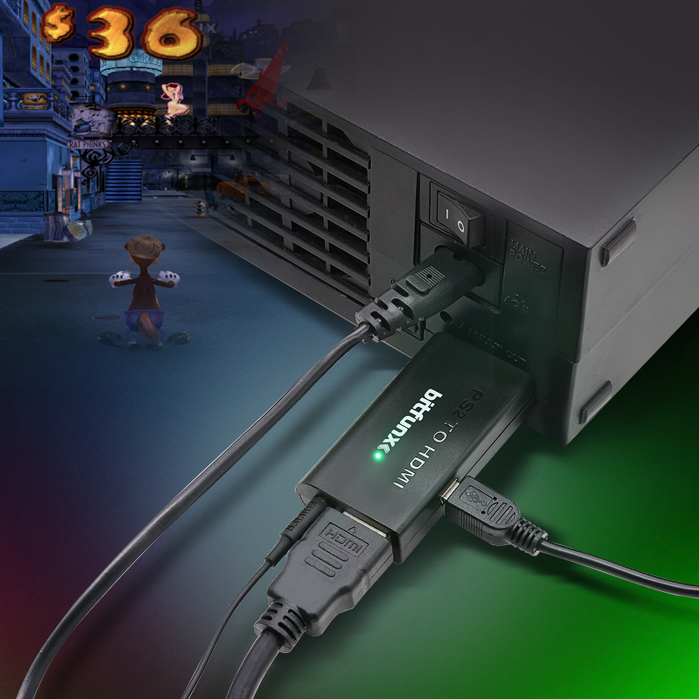 BitFunx PS2 YPBPR To HDMI™ Con - Gaming Console Station avis et prix
