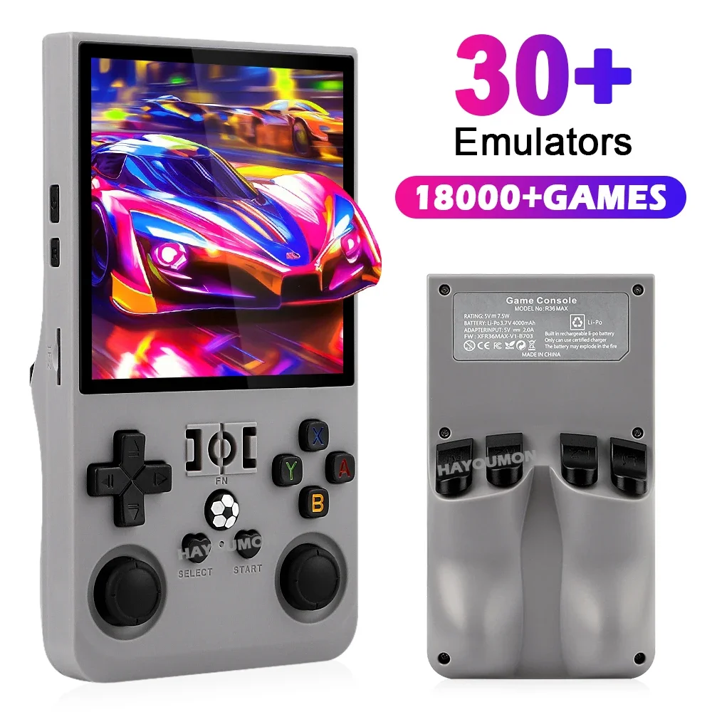 R36 Max Gray Handheld Gaming P - Gaming Console R36 Max avis et prix