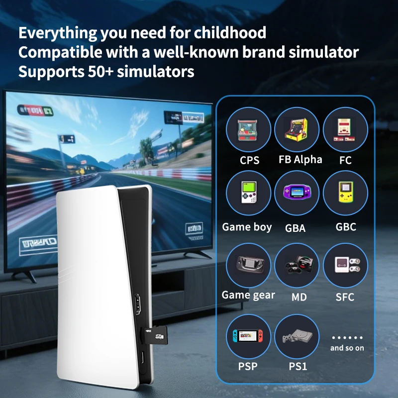 4K Retro RS5 TV Game Console – - Gaming Console Android avis et prix