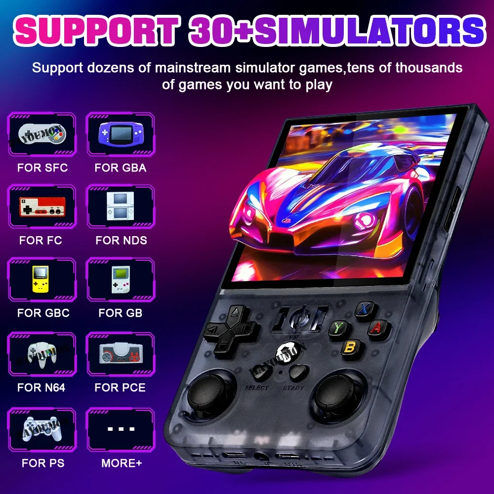 64GB/128GB R36 Max Retro Open  - Gaming Console R36 Max avis et prix
